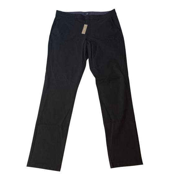J.Crew 1040 Tech Chino Pants Black 36x34 NWT Athletic Fit Stretch - Picture 3 of 8